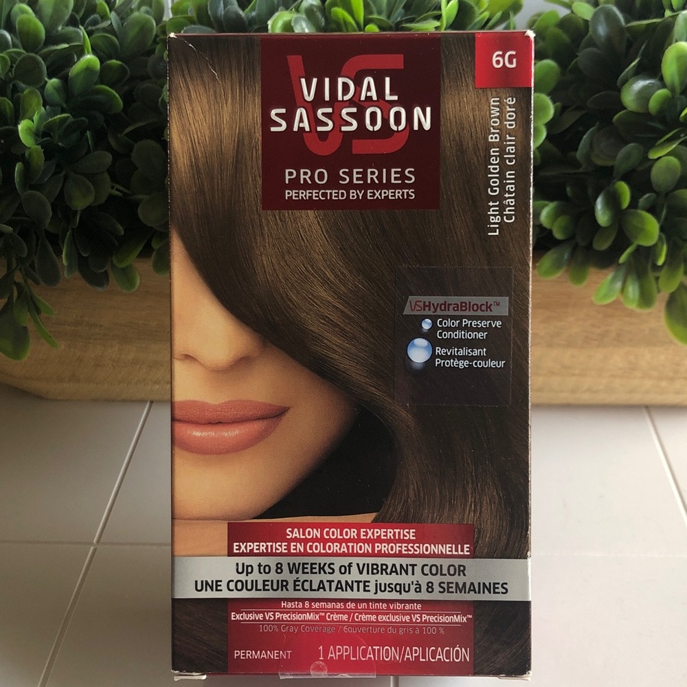 Vidal Sassoon Pro Series Permanent Hair Color - Light Golden Brown (6G)